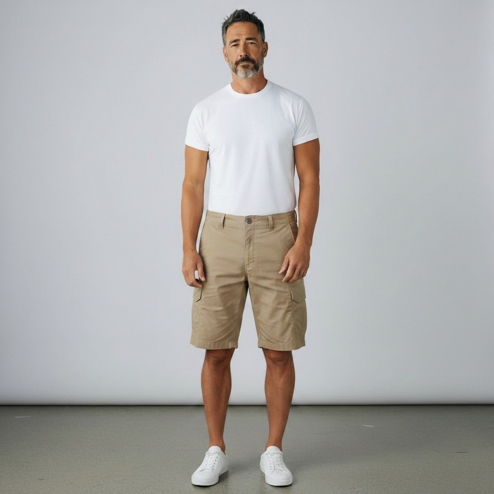 5.11 Tactical Mens Khaki Ripstop Cargo Shorts SZ 36 Tan Outdoor Workwear hiking